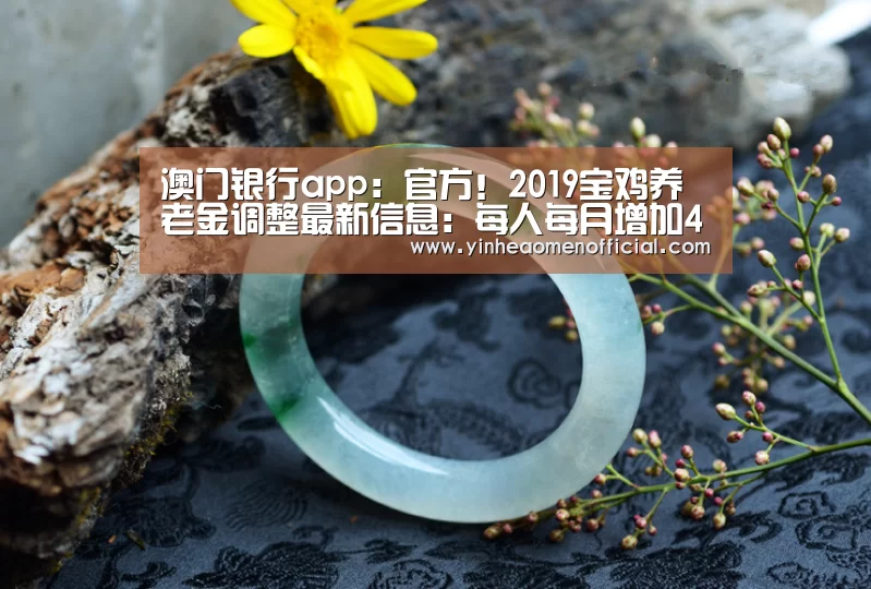 澳门银行app:官方!2019宝鸡养老金调整最新信息:每人每月增加48元(图1) 银河澳门